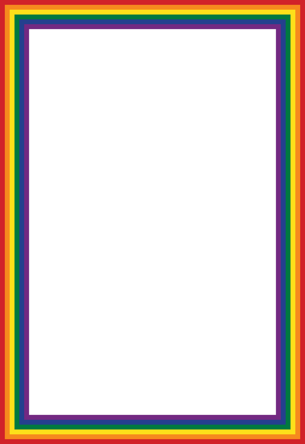 LGBT Rectangular Frame